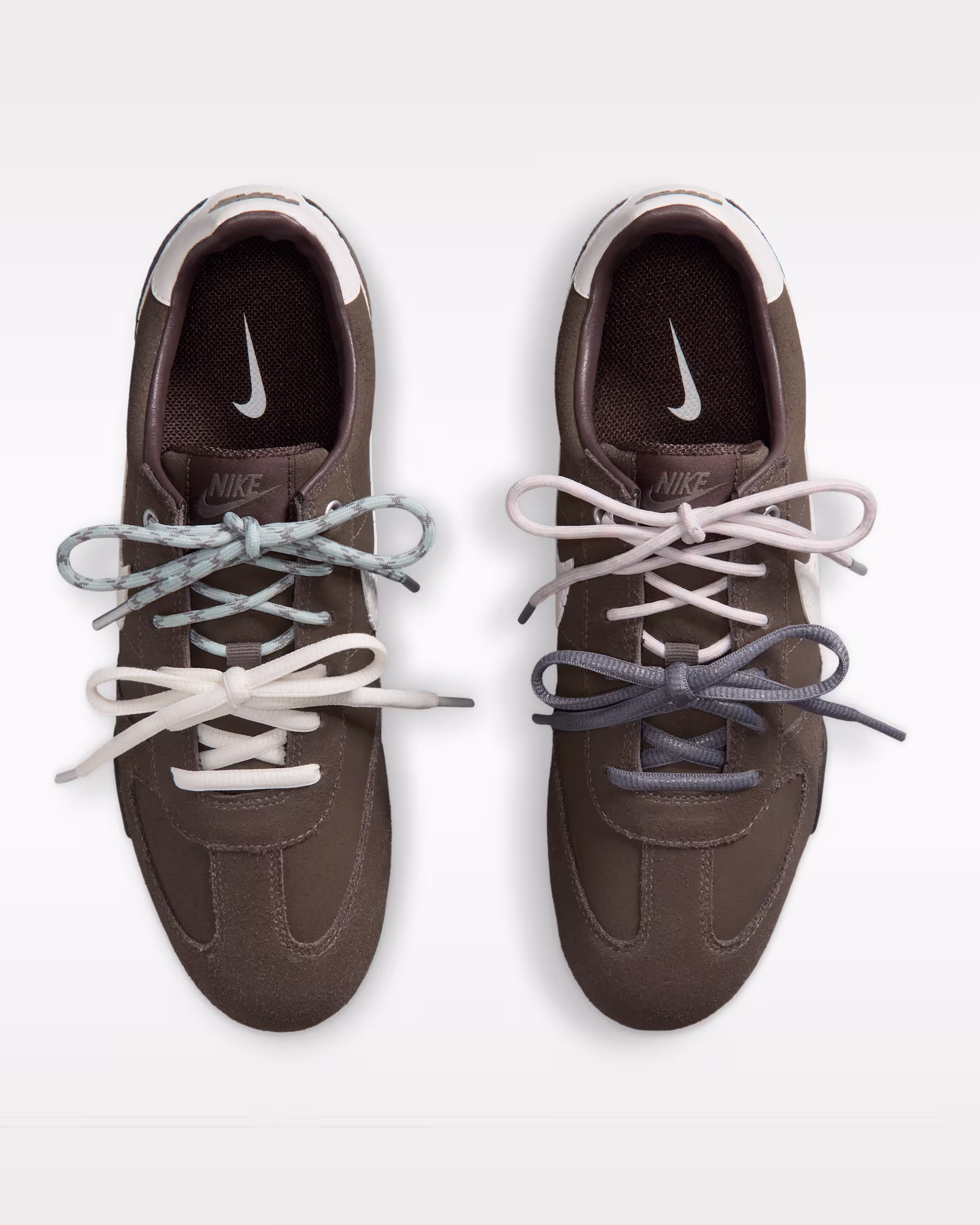 Nike Sprint Sister 四色鞋帶 雕花LOGO 巧克力棕薄底鞋 IR5693-256